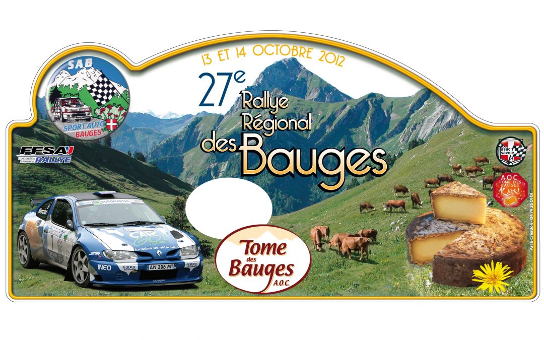 Rallye régional des Bauges 2012