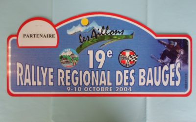 Rallye régional des Bauges 2004